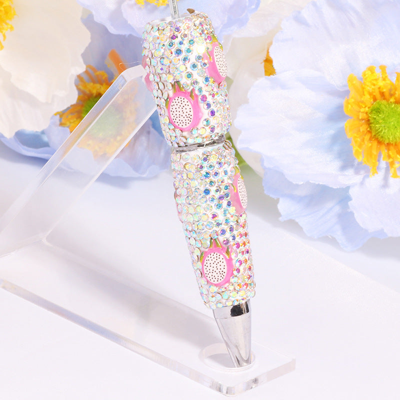 wholesale 3pcs beadable pens DIY Shell Diamond Bead Pen